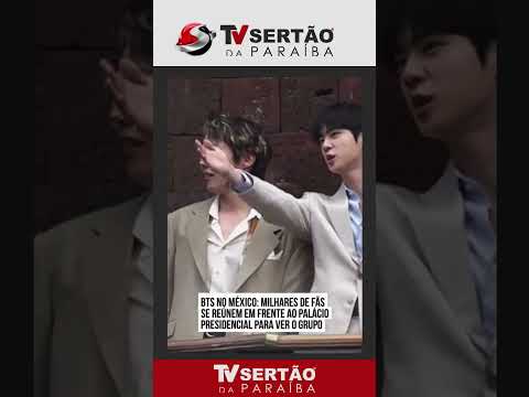 Fenômeno mundial: multidão se reúne no México para saudar o BTS após encontro com a presidente