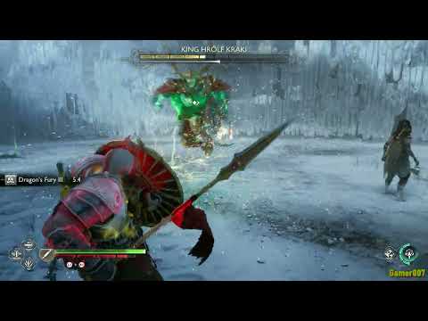 God of War Ragnarok | Defeat Berserker King Hrolf - NG+ GMGOW | No Damage