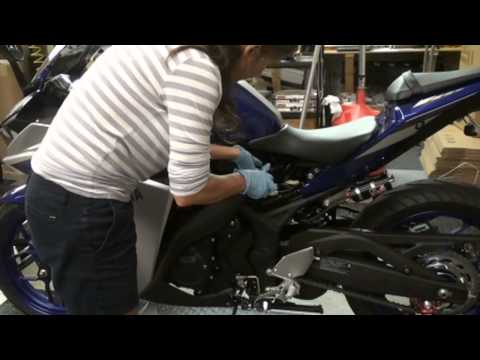 2015 Yamaha R3 BMC Air Filter installation - Very Quick and easy to do  #Hardracing