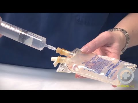 Constant Rate Infusion Preparation