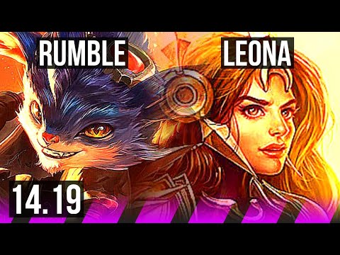 RUMBLE & Lux vs LEONA & Karthus (SUP) | 1/2/11 | EUW Master | 14.19
