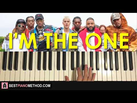 HOW TO PLAY - DJ Khaled - I'm the One ft. Justin Bieber (Piano Tutorial Lesson)