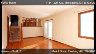 preview picture of video '4164 120th Ave Minneapolis MN 55433 - Mark  Susan Freeburg - Edina Realty - AnokaCoon Rapids'