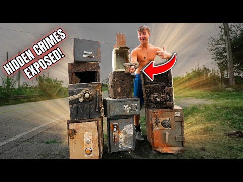 We Hit The Magnet Fishing Jackpot! (9 Safes, Gun And More)