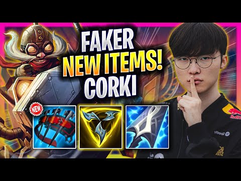 FAKER TRIES CORKI WITH NEW ITEMS! - T1 Faker Plays Corki MID vs Akali! | Season 2026