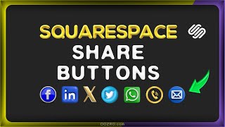 Squarespace Sharethis Tutorial: How to Add Social Share Buttons on Squarespace S
