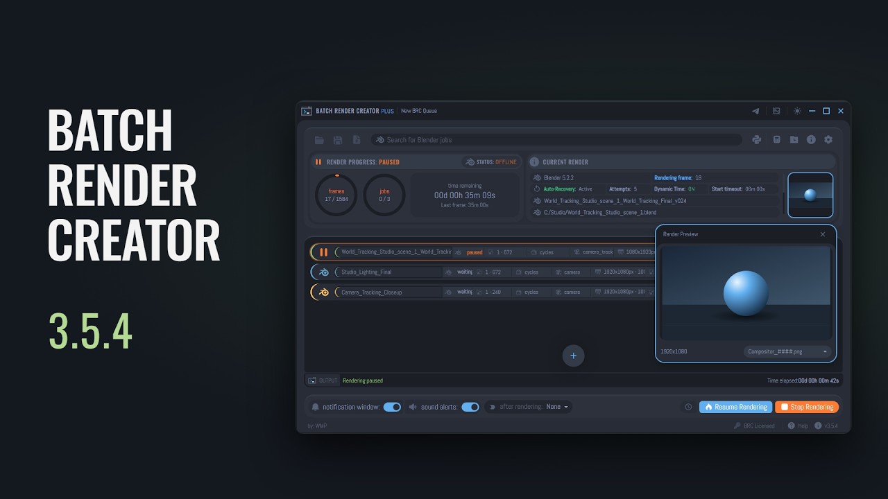 BATCH RENDER CREATOR v3.5.4