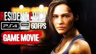 RESIDENT EVIL 3 REMAKE All Cutscenes (Game Movie) 