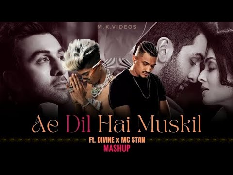 Mc Stan x Ae Dil Hai Mushkil 🔥।। Ft. Divine x emiway bantai।। Arijit singh ❤।। #arijitsingh #mcstan