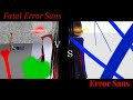 Fatal Error Vs Error Sans