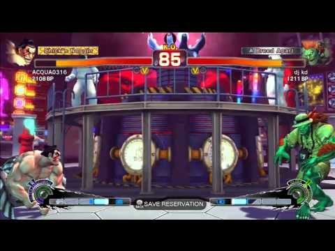 SSF4: ACQUA0316 (E. Honda) VS dj kd (Blanka)