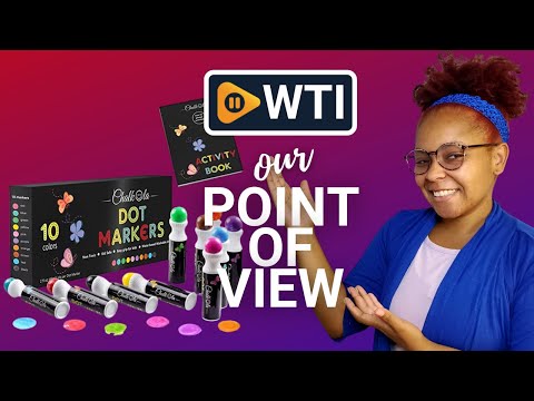 Chalkola Washable Dot Marker Set - WTI product video review