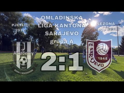J Academy 2:1 FK Sarajevo - FSKS Pjetliči 2012 |U10| - I Kolo - Sezona 2022/23 🤍🖤🔥