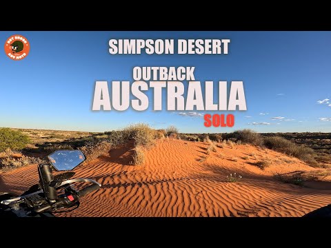 UNASSISTED SIMPSON CROSSING | KLR650 SOLO ADVENTURE