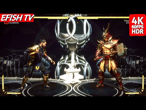 Scorpion vs Shao Kahn (Hardest AI) - Mortal Kombat 11 | PS5 4K 60FPS