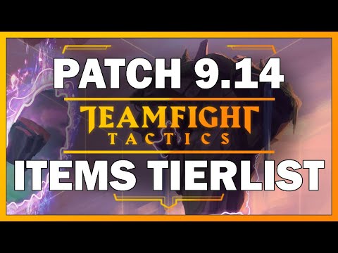 Ultimate Item Tierlist for Patch 9.14 - Teamfight Tactics