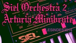 Video thumbnail for Siel Orchestra 2 - w Arturia Minibrute - using EQ & Flanger by LESINDES