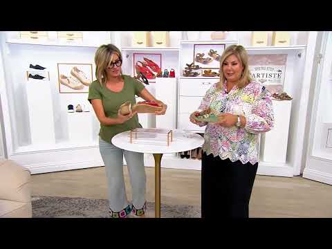 L'Artiste by Spring Step Multi-Strap Wedges - Rosamaria on QVC