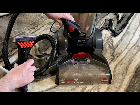 How to Use Hose Attachment for Bissell ProHeat 2X Revolution - No Water Coming Out.