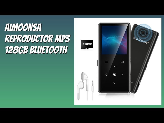 Vídeo relacionado con 64GB Reproductor MP3, AiMoonsa Reproductor de Música con Bluetooth 5.2, Altavoz HD Integrado, Radio FM, Grabadora de Voz, Sonido HiFi, Función E-Book, Auriculares Incluidos