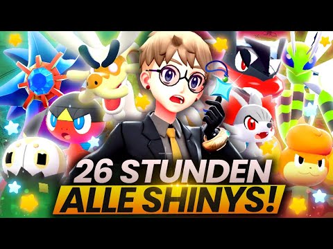 Ich habe 26H um so viele SHINY POKEMON wie möglich zu fangen!