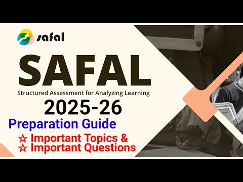 SAFAL KSA 2025-26 Preparation Guide 1 Important Topics & Questions #safalksa #cbsesafal #safal202526