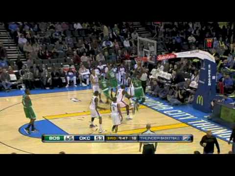 Rajon Rondo Behind The Back Pass To KG