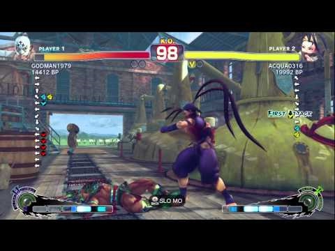 Aqua [Ibuki] vs GODMAN1979 [ElFuerte] SSF4 Japanese Online Ranked Matches - TRUE-HD