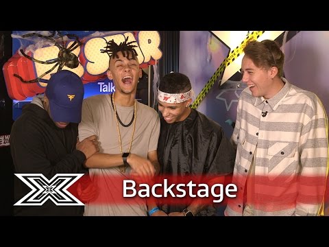 The X Factor Backstage with TalkTalk | 5 After Midnight dish on their Fright Night performance!