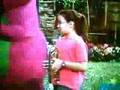 Demi Lovato and Selena Gomez on Barney 