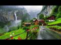 Switzerland S Paradise Rainy Day In Heavenly Beautiful Swiss Villages Countryside