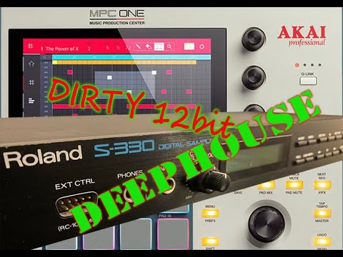 Roland S-330 with Akai MPC One