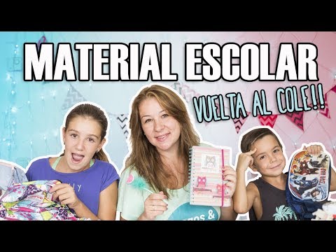 ¡Vuelta al COLE! 📚✏️ Material escolar RECICLADO 🌍 2017-18 // Juegos y Juguetes en Familia