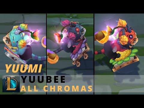 Yuubee Yuumi All Chromas - League of Legends