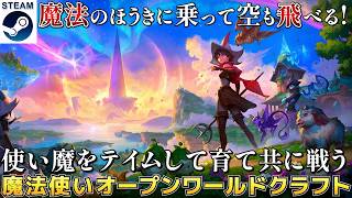【Witchspire】魔法の国を舞台にしたオープンワールドクラフトアドベンチャー【Steam】