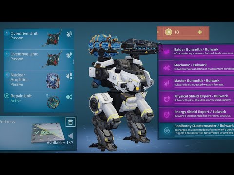 Bulwark, hel, calamity. War Robots. unreal with nuclear amplifier.