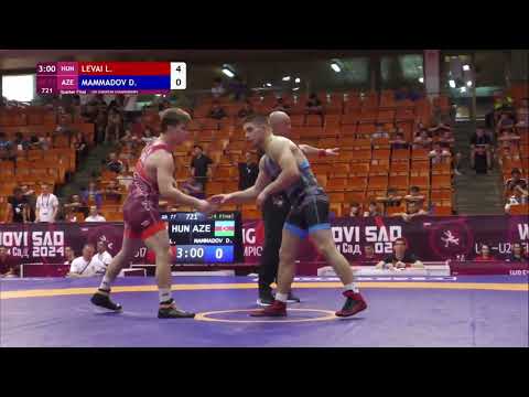 L. LEVAI (HUN) vs D. MAMMADOV (AZE) | 1/4 77 | 2024 u20 European championships