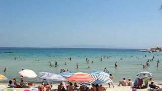 preview picture of video 'Greece Halkidiki Sithonia Karidi Beach near Vourvourou'