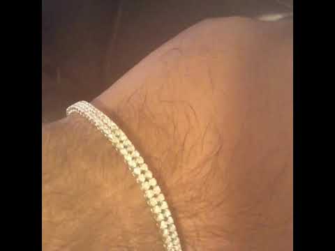 GORGEOUS 2 ROW DIAMOND BRACELET