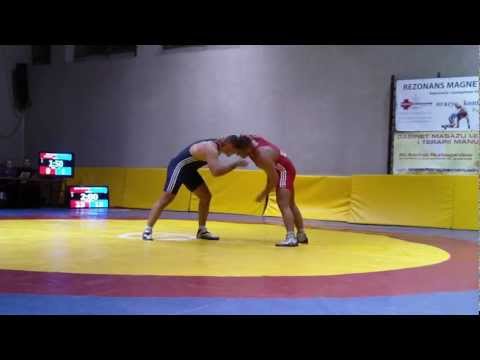 Liga Seniorów SW 2011 - II Mecz Fin. - kat 120 kg - Maciążek (Slavia) vs. Mączak (Ceramik)
