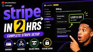 Build a Stripe SaaS in 2 Hours (Checkout, Webhooks, Billing). NextJS, Drizzle ORM, PostgreSQL
