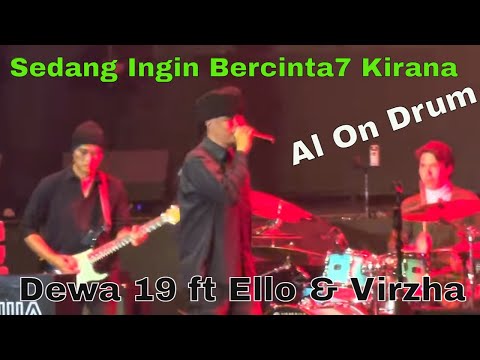 El on Drum & Lilo Kla Project On Stage !!! Sedang Ingin Bercinta & Kirana - Dewa 19 ft Ello & Virzha