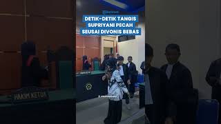 DETIK-DETIK Tangis Supriyani Pecah Seusai Divonis Bebas oleh Hakim!