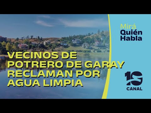 Vecinos de POTRERO DE GARAY reclaman por AGUA LIMPIA en sus casas