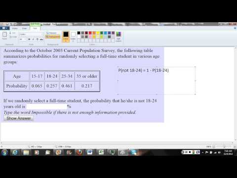 Probability Not an Age