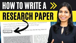 HOW TO WRITE A RESEARCH PAPER | Steps to writing a research paper | Research paper sections