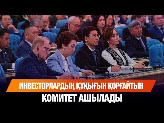 Инвесторлардың құқығын қорғайтын комитет ашылады