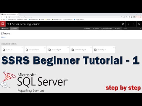 SQL Server Reporting Services (SSRS) Tutorial for Beginners - 1