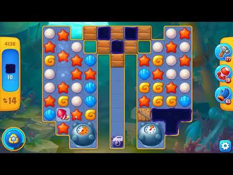 Fishdom level 4136 🐠 Playrix HD 👋😘✌