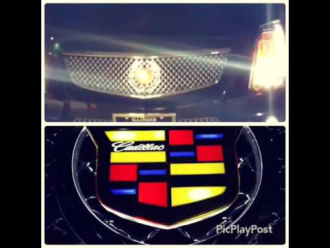 Lighted Cadillac badges
